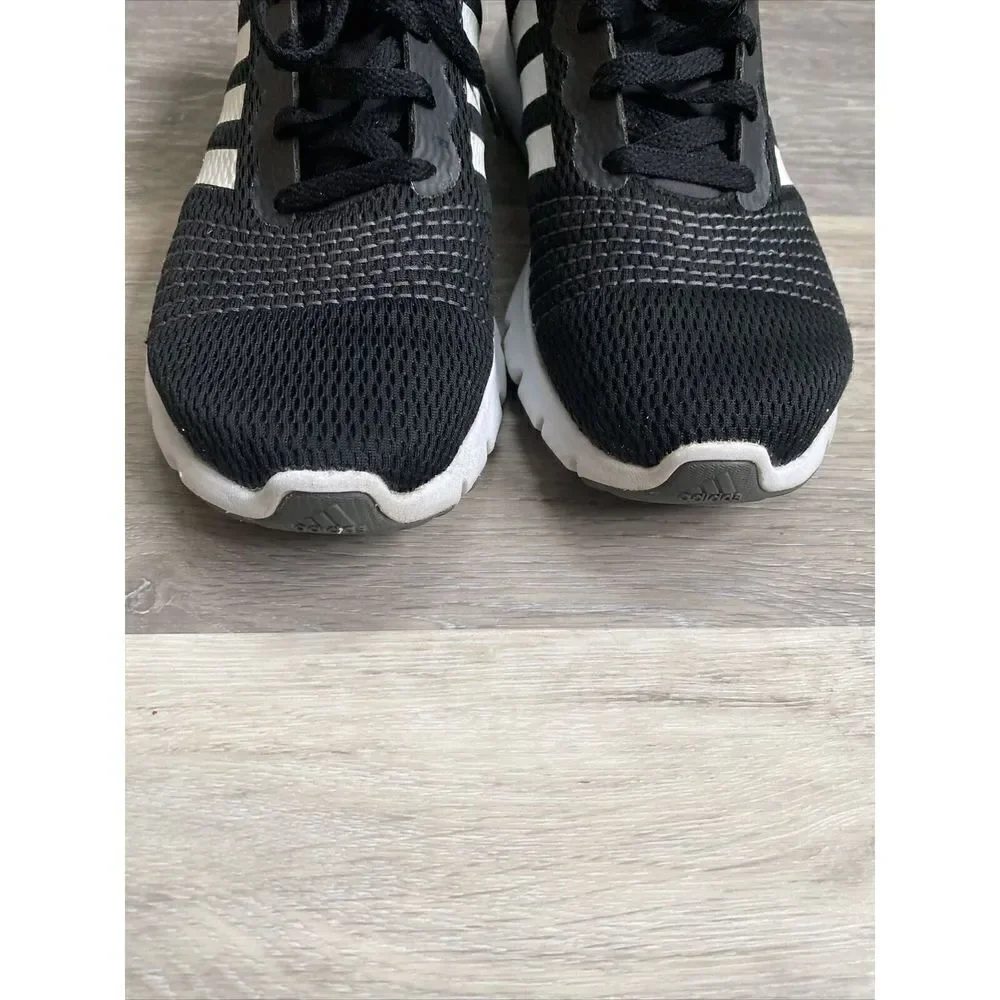 Adidas Womens Cloudfoam LVL 02009 Black Running Shoes Sneakers Size 9